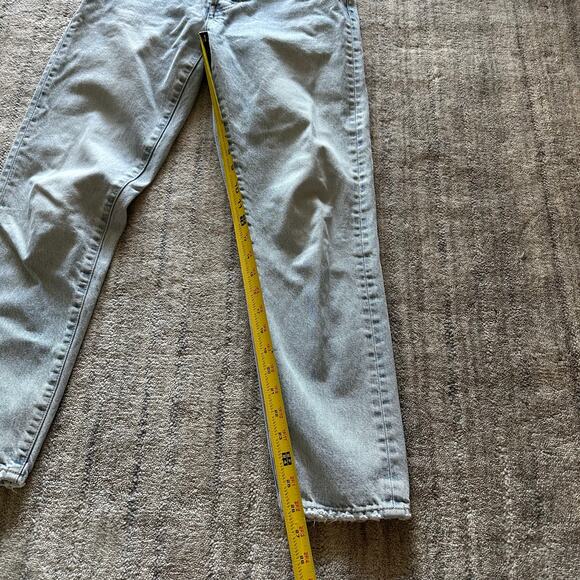 MOUSSY VINTAGE MV 111 Light Blue Naval Tapered-Mid Jeans Howa 540FSC11-2000 27 - Picture 6 of 9